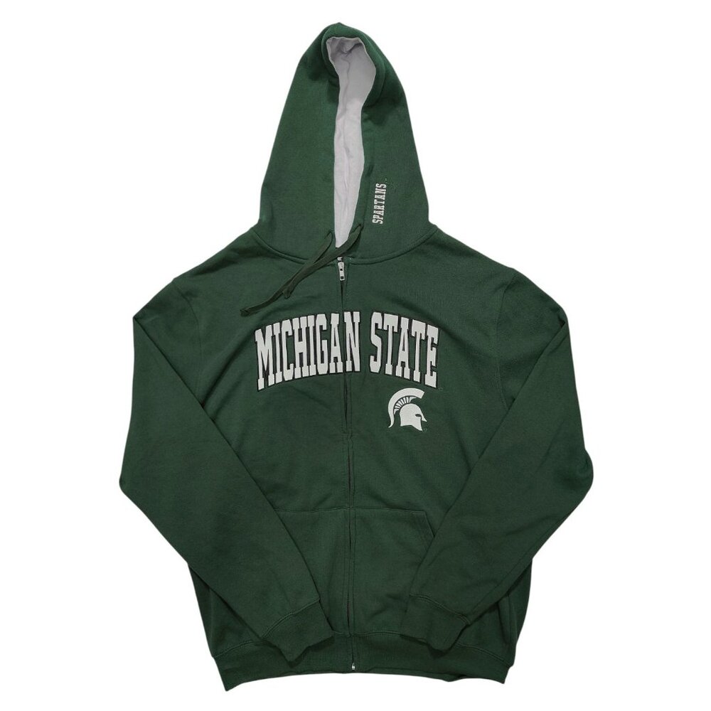 Colosseum Michigan State Spartans Men's Green Embroidered Hoodie Size XL